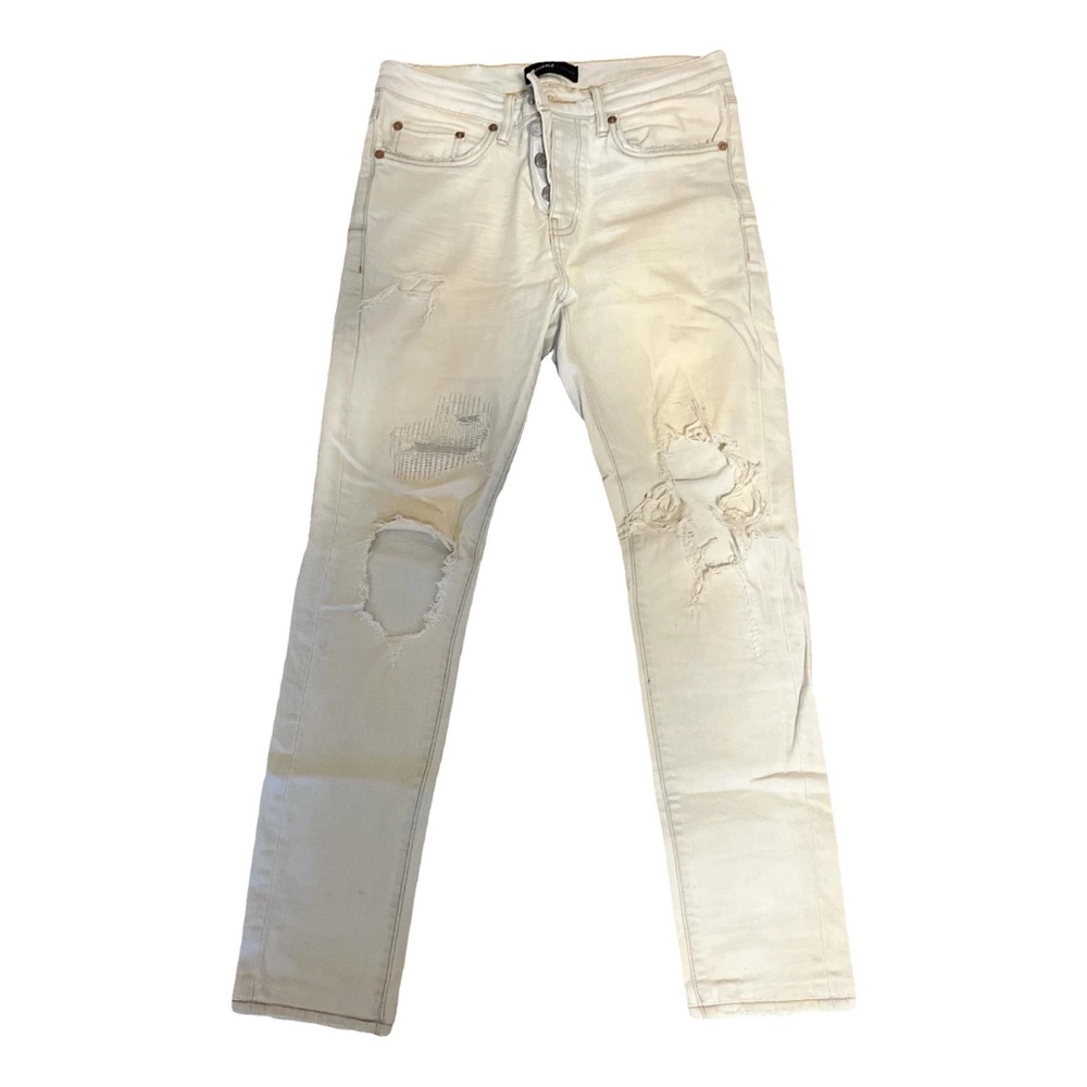 Men's Distressed Skinny Jeans
